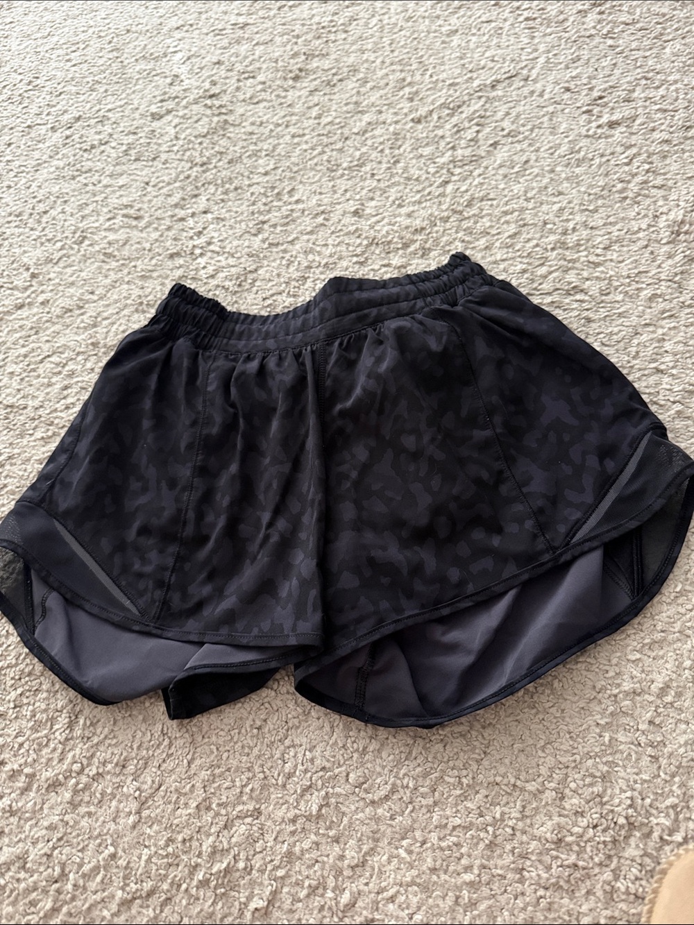 lululemon athletica Black Running Shorts